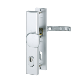 Hoppe London veiligheidsbeslag knop/kruk - Aluminium F1 - PC92 LS met kerntrekbeveiliging (rechthoekig) - SKG*** Hoppe London veiligheidsbeslag knop/kruk - Aluminium F1 - PC92 LS met kerntrekbeveiliging (rechthoekig) - SKG***