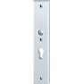 Hoppe London veiligheidsbeslag knop/kruk - Aluminium F1 - PC55 LS met kerntrekbeveiliging (rechthoekig) - SKG***
