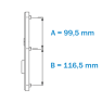 Hoppe London veiligheidsbeslag knop/kruk - Aluminium F1 - PC92 LS met kerntrekbeveiliging (rechthoekig) - SKG*** Hoppe London veiligheidsbeslag knop/kruk - Aluminium F1 - PC92 LS met kerntrekbeveiliging (rechthoekig) - SKG***