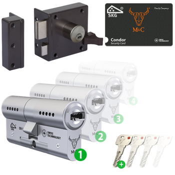 M&C Condor oplegslot (LIPS 1754)  - Doornmaat 50 - Draairichting 2 - SKG***